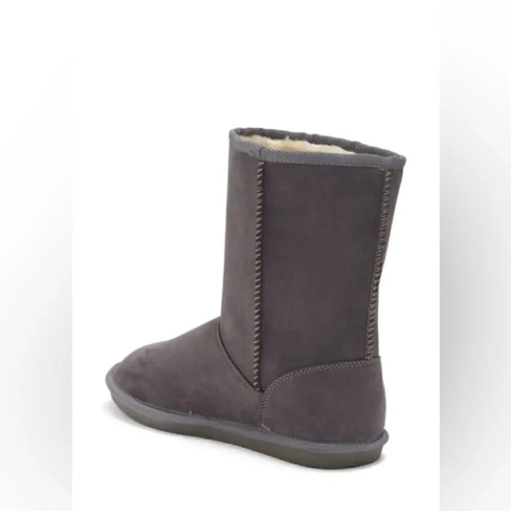 KIDS' EMMERSON FAUX SHEARLING BOOT IN GREY